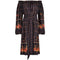 1970s Christian Dior Crepe Smock Dress With Gathered Bardot Neckline