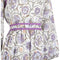 1970s Floral Print Cheesecloth Dress