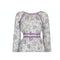 1970s Floral Print Cheesecloth Dress