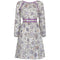 1970s Floral Print Cheesecloth Dress