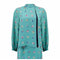 1970s Franck Olivier Novelty Fan Print Skirt Suit