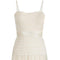 1970s Frank Usher Cream Ivory Lace Dress With Matching Bolero