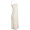 1970s Frank Usher Cream Ivory Lace Dress With Matching Bolero