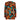 1970s Frank Usher Psychedelic Leaf Print Maxi Dress