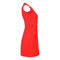 1970s French Couture Red Pinafore Dress