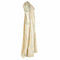 1970s Gina Fratini Romantic Satin Maxi Dress