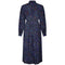 1970s Green and Blue Marian Donaldson Paisley Liberty Print Dress