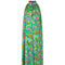 1970s Green Psychedelic Floral Print Trapeze Maxi Dress