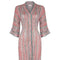 1970s Green Red and White Mary Farin Knitted Dress