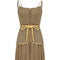 1970s Horiko for Saks Peasant Style Olive Toned Silk Jersey Two Piece