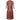 1970s Janice Wainwright Pink and Gold 1920s Style Flapper Dress
