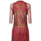 1970s Janice Wainwright Pink and Gold 1920s Style Flapper Dress