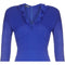 1970s Jean Muir Royal Blue Jersey Dress