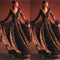 1970s Jean Varon psychedelic Autumn Tone Maxi Dress