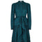 1970s John Charles Green Striped Victoriana Suit
