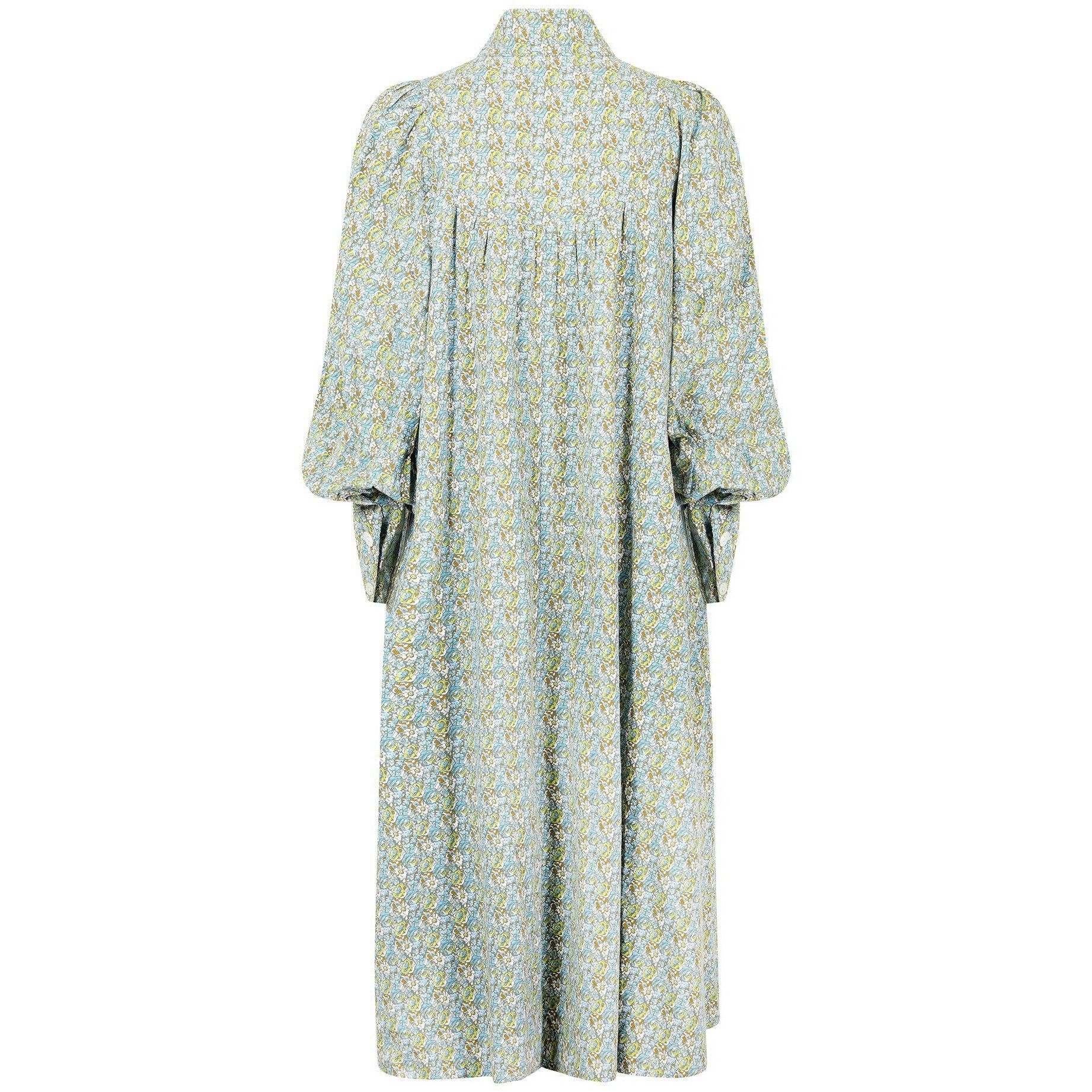 1970s Laura Ashley Made in Wales Floral Print Maxi Dress
