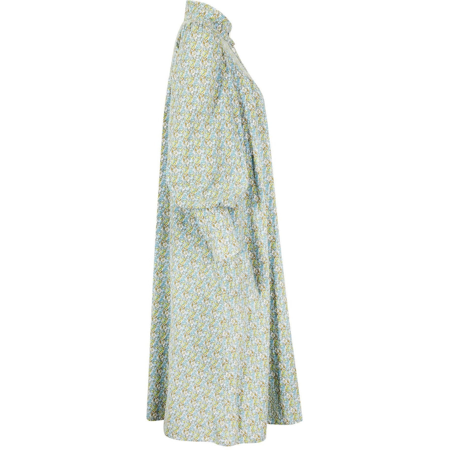 1970s Laura Ashley Made in Wales Floral Print Maxi Dress