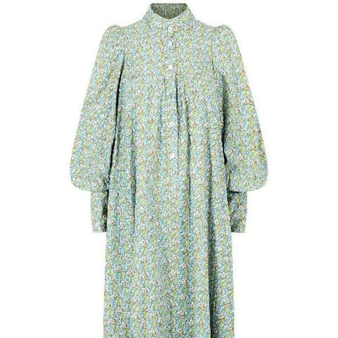 1970s Laura Ashley Made in Wales Floral Print Maxi Dress