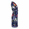 1970s Leonard Poly Jersey Abstract Print Floral Dress
