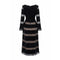 1970s Louis Feraud Haute Couture Black Velvet Dress