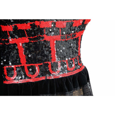 ARCHIVE - 1970s Louis Feraud Haute Couture Black Velvet Dress