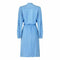 1970s Louis Feraud Sky Blue Silk Shirtwaister Dress