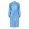 1970s Louis Feraud Sky Blue Silk Shirtwaister Dress