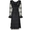 1970s Madame Gres Haute Couture Black Lace Dress