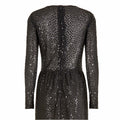 1970s Morty Sussman For Mollie Parnis Boutique Black Sequinned Dress