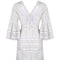 1970s Pin Tuck Lace Mexican Wedding Dress