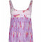 1970s Purple Butterfly Fortuny Style Empire Line Dress