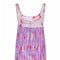 1970s Purple Butterfly Fortuny Style Empire Line Dress
