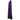 1970s Purple Feather Trimmed Trapeze Dress