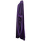 1970s Purple Feather Trimmed Trapeze Dress