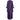 ARCHIVE - 1970s John Charles Purple Jersey & Feather Trapeze Dress