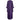 1970s Purple Feather Trimmed Trapeze Dress