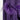 1970s Purple Feather Trimmed Trapeze Dress