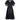 ARCHIVE - 1970s Roland Klein Black Pleated Chiffon Cocktail Dress