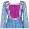 1970s Rumak Couture Boho Silk Chiffon Dress - like Thea Porter