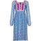 1970s Rumak Couture Boho Silk Chiffon Dress - like Thea Porter-CIRCA VINTAGE LONDON