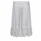 1970s Swiss Dot and Chantilly Lace Dropped Waist Dress