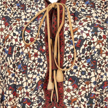 1970s Ted Lapidus Boho Dress