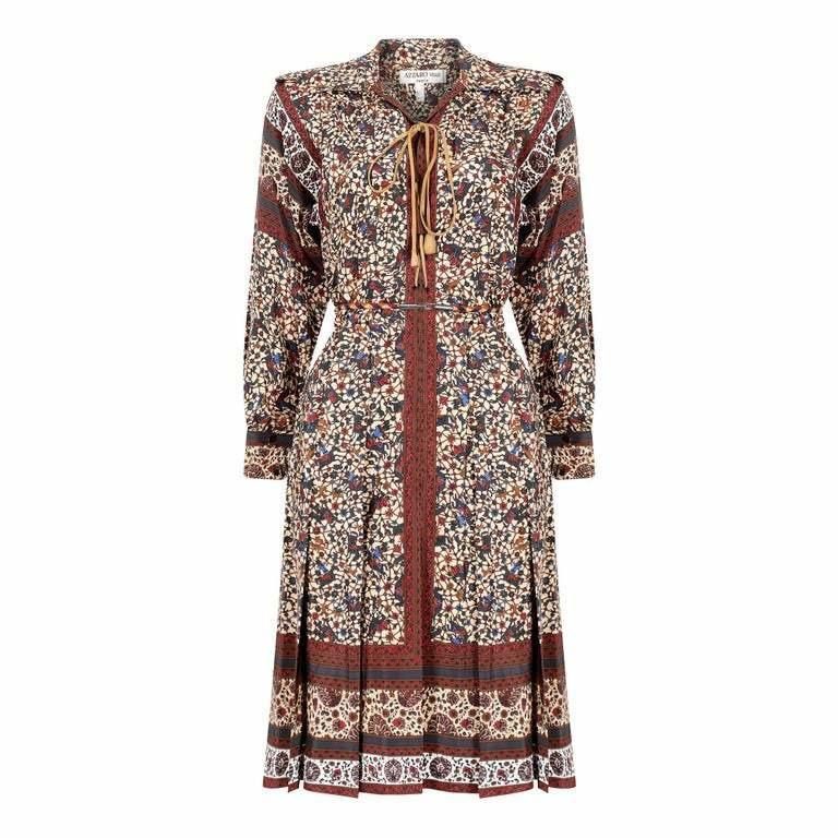 1970s Ted Lapidus Boho Dress
