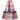 ARCHIVE - 1970s Unknown Couture Colourful Silk Checked Skirt and Cape Ensemble