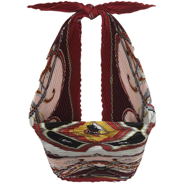 1970s Reissue ‘Washingtons Carriage” Hermes Pleated Silk Scarf