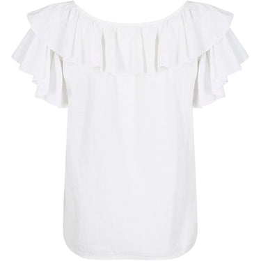 ARCHIVE - 1970s Yves Saint Laurent Peasant Blouson Top With Ruffle Neckline