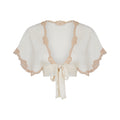 ARCHIVE - Late 1960s / Early 1970s Alice Pollock Nude Crepe Capelet