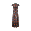 1970s Andre Laug Floral Sequinned Dress