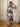 1970s Aubrey Beardsley Inspired Monochrome Print Jumpsuit