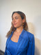 1970s Azure Blue Louis Feraud Jersey Dress with Jacket-CIRCA VINTAGE LONDON